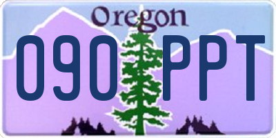 OR license plate 090PPT