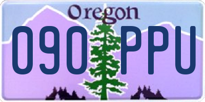 OR license plate 090PPU