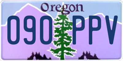 OR license plate 090PPV