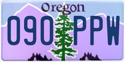 OR license plate 090PPW