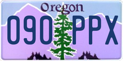 OR license plate 090PPX