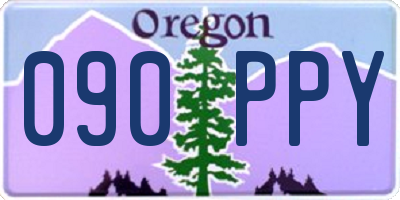 OR license plate 090PPY