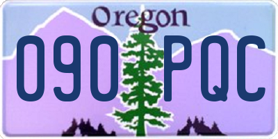 OR license plate 090PQC