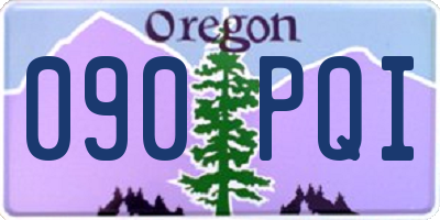 OR license plate 090PQI