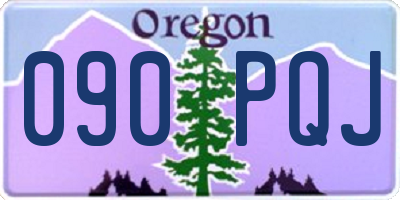 OR license plate 090PQJ