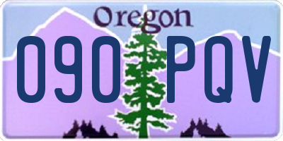OR license plate 090PQV