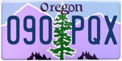 OR license plate 090PQX
