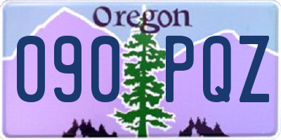 OR license plate 090PQZ