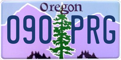 OR license plate 090PRG
