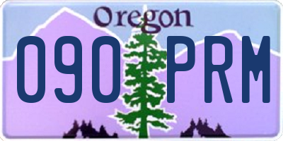 OR license plate 090PRM