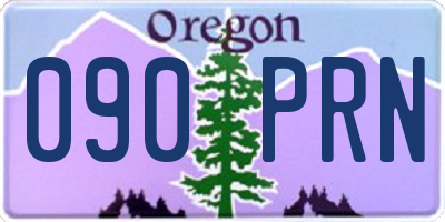 OR license plate 090PRN