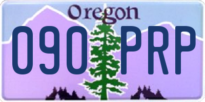 OR license plate 090PRP