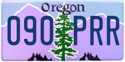 OR license plate 090PRR