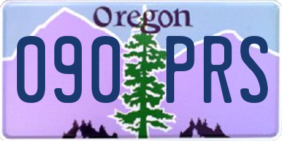 OR license plate 090PRS