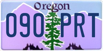 OR license plate 090PRT