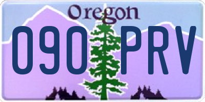 OR license plate 090PRV