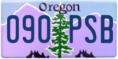 OR license plate 090PSB