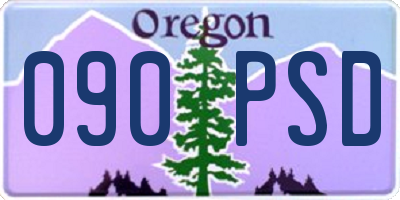 OR license plate 090PSD
