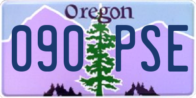 OR license plate 090PSE