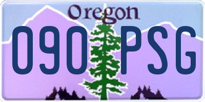 OR license plate 090PSG