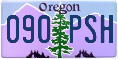 OR license plate 090PSH