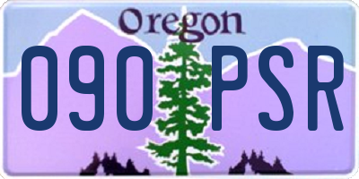 OR license plate 090PSR
