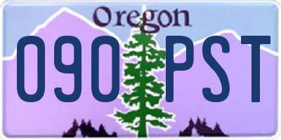 OR license plate 090PST