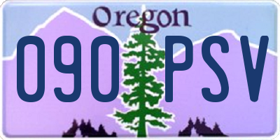 OR license plate 090PSV