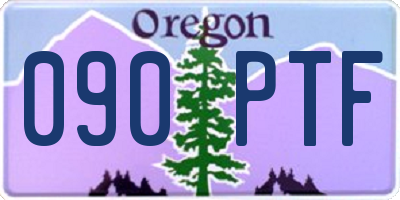 OR license plate 090PTF
