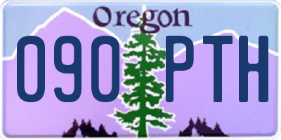 OR license plate 090PTH