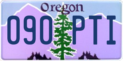 OR license plate 090PTI