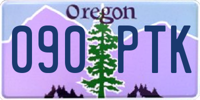 OR license plate 090PTK