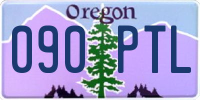 OR license plate 090PTL