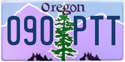 OR license plate 090PTT
