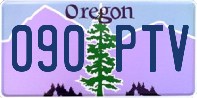 OR license plate 090PTV