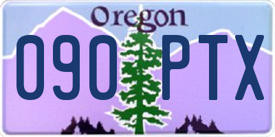 OR license plate 090PTX
