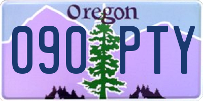 OR license plate 090PTY