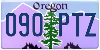 OR license plate 090PTZ