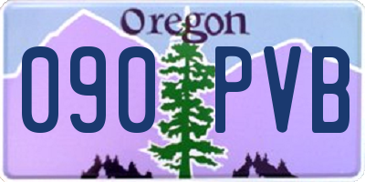 OR license plate 090PVB