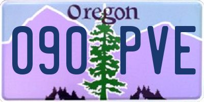 OR license plate 090PVE