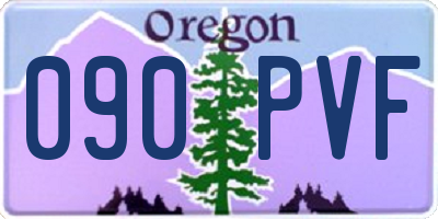 OR license plate 090PVF