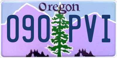OR license plate 090PVI