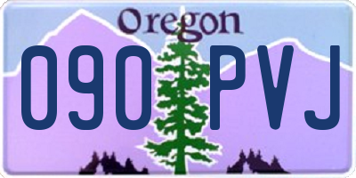 OR license plate 090PVJ