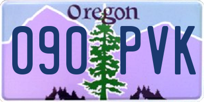 OR license plate 090PVK