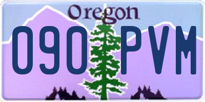 OR license plate 090PVM