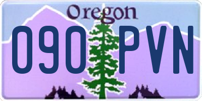 OR license plate 090PVN