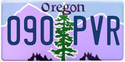 OR license plate 090PVR
