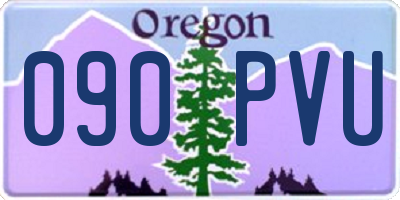 OR license plate 090PVU