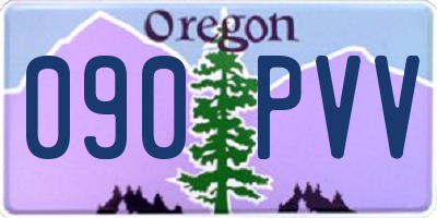 OR license plate 090PVV