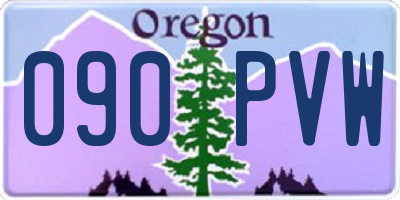 OR license plate 090PVW
